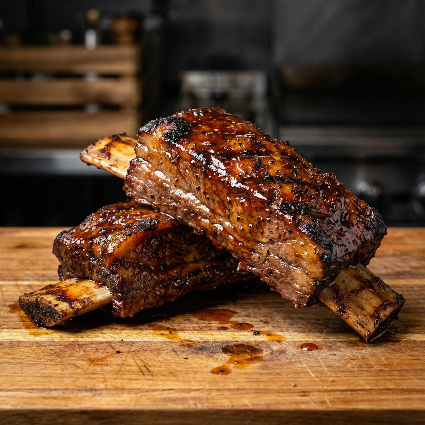 Sous Vide Gegaarde premium Beef Short Ribs – Ca.800Gr/1KG (2stks)