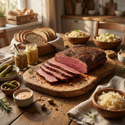 New York Style Gepekelde & Gerookte  Pastrami- 600/800Gr