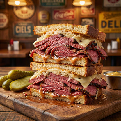New York Style Gepekelde & Gerookte  Pastrami- 600/800Gr